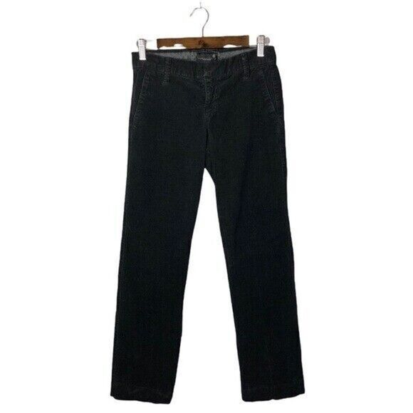 Sanctuary Black Straight Leg Y2K Corduroy Pants 26 - Picture 1 of 3